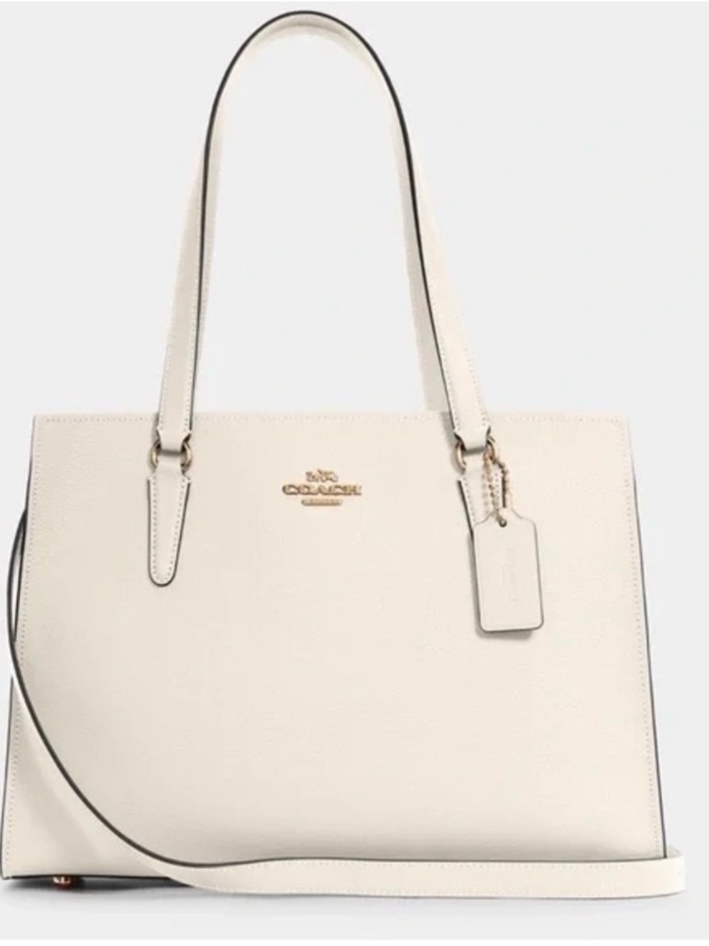 Coach Tatum Carryall Leather Tote with Gold Hardware/ Includes Wallet